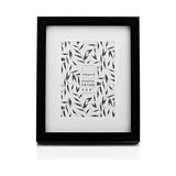 iFrame photo frame solid black wood finish 6x4 (British brand)