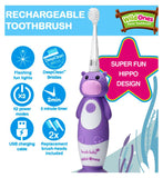 WildOnes hippo kids electric toothbrush, imported from the UK