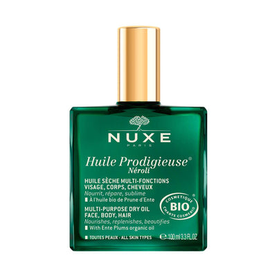 Boots NUXE Huile Prodigieuse Néroli Multi-Purpose Dry Oil Face Body Hair 100ml- Buy online at McGrocer