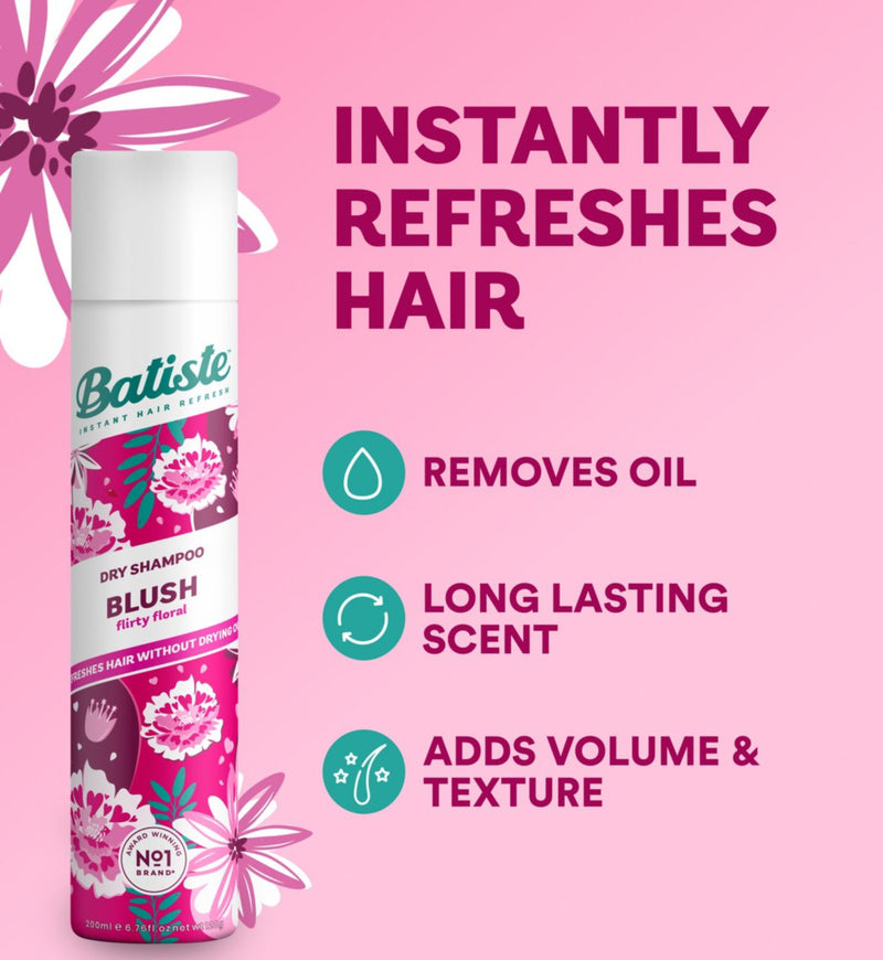Batiste Dry Shampoo Spray Blush Floral 350ml - British product