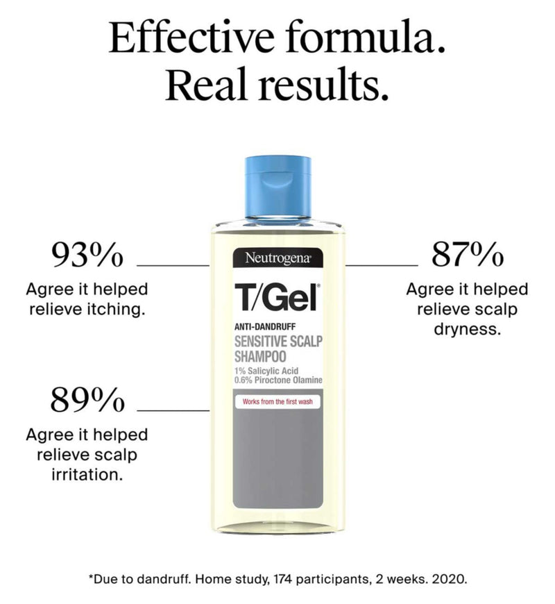Neutrogena T Gel Shampoo Sensitive Scalp 150ml, imported from the UK