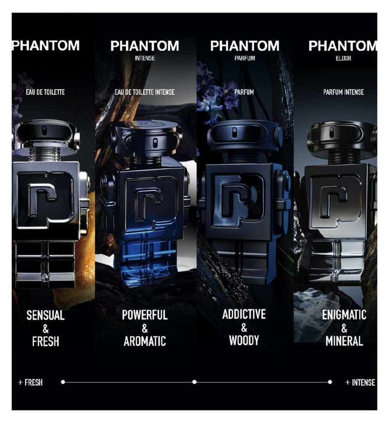 Rabanne Phantom Eau de Toilette 50ml, imported from the UK