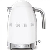 Smeg white kettle KLF04 stainless steel design, imported from the UK