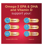 Seven Seas Omega-3 Magnesium Duo Pack 30+30, imported from the UK