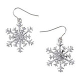 Schneeflocken-Ohrring – Schmuckaccessoire