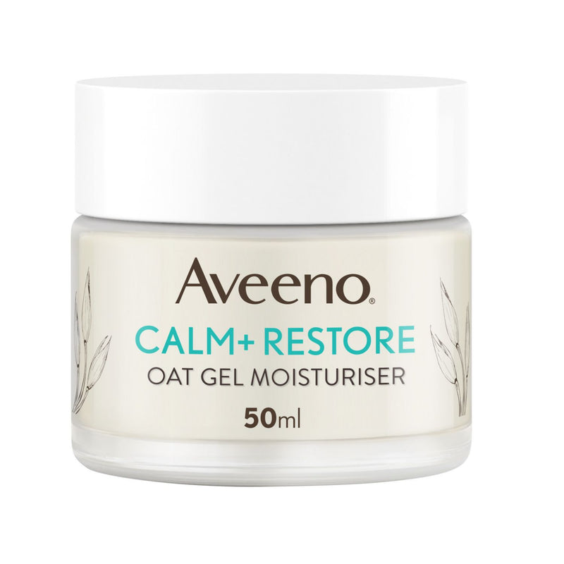 Aveeno Face CALM+RESTORE Oat Gel Moisturiser 50ml - British product