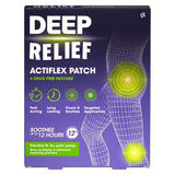 Deep Relief Actiflex joint pain relief patches 4 pack - British product