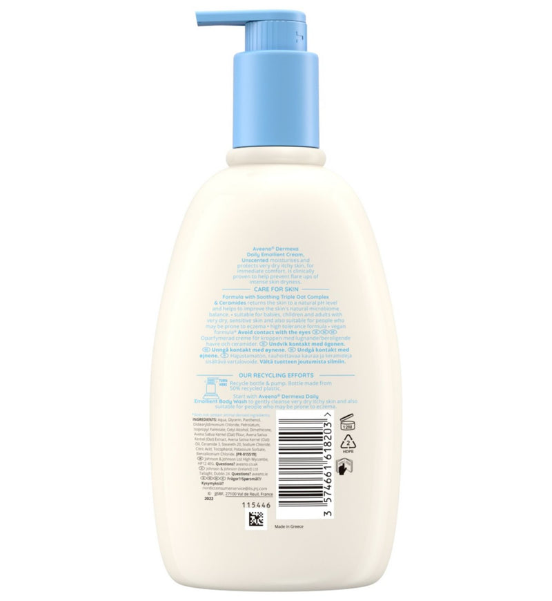 Aveeno Dermexa Daily Emollient Cream 500ml - British product