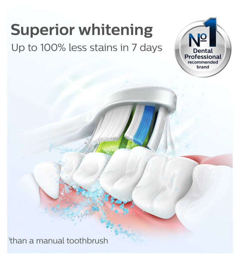 Philips Sonicare Optimal White brush heads 4 pack, imported from the UK