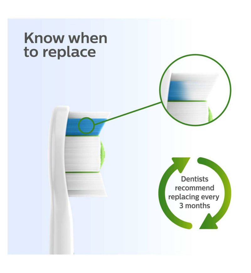 Philips Sonicare Optimal White brush heads 4 pack, imported from the UK
