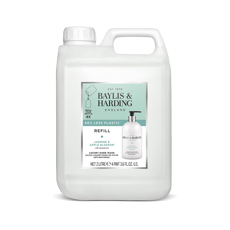 Baylis & Harding Jasmine & Apple Blossom Hand Wash 2 Litre Refill - British product