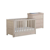 Babymore Luno 2 piece nursery furniture set - Oak, UK version