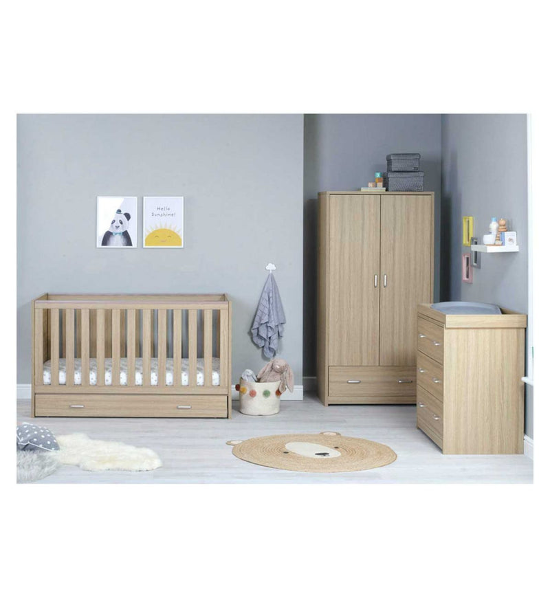 Babymore Veni Nursery Room Set Oak, UK version