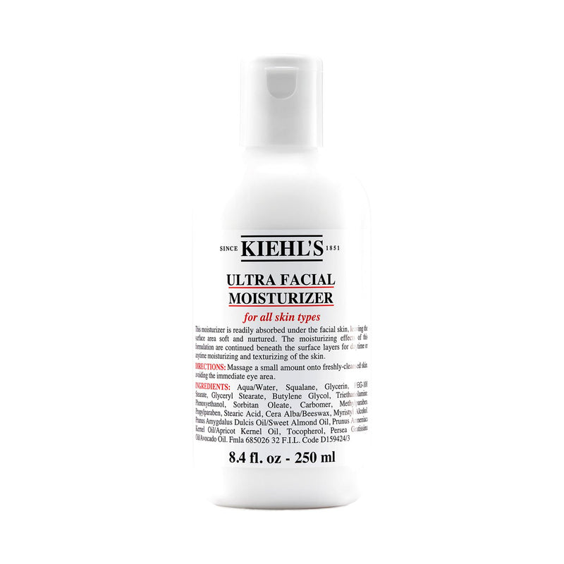 Kiehl's Ultra Facial Moisturiser 250ml, imported from the UK