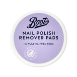 Boots neglelakkfjernerpads 15 plastfrie