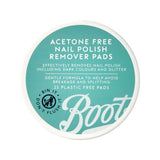Lingettes dissolvantes pour vernis à ongles sans acétone Boots (25 unités)