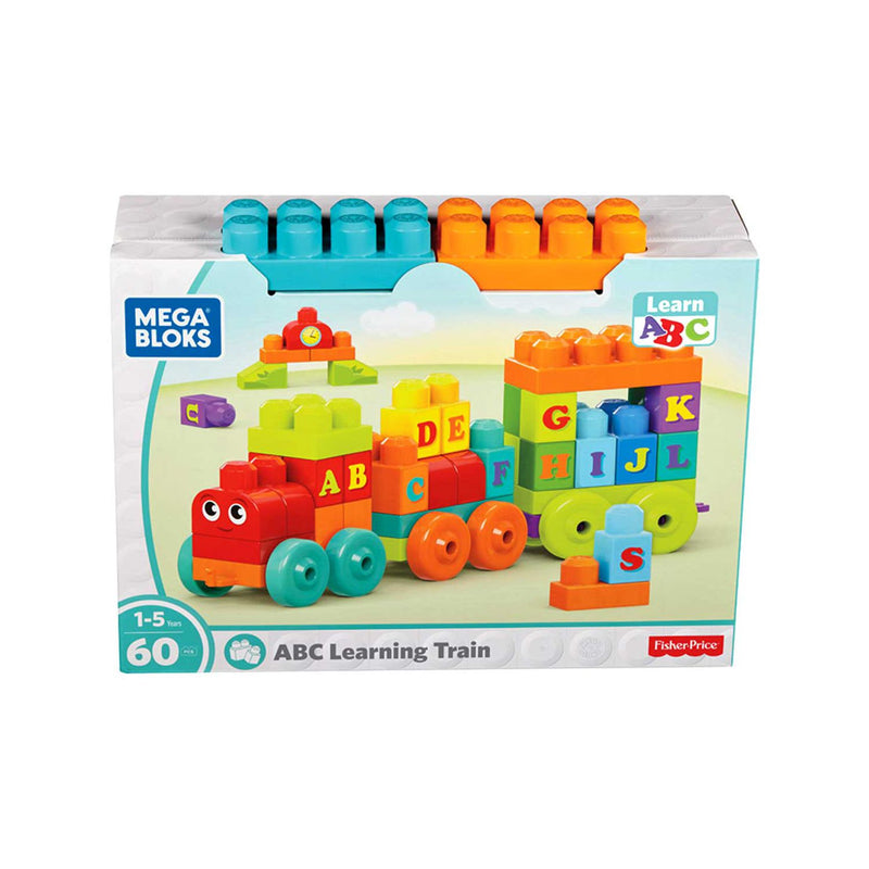 Mega Bloks ABC Learning Train building blocks toy, UK version