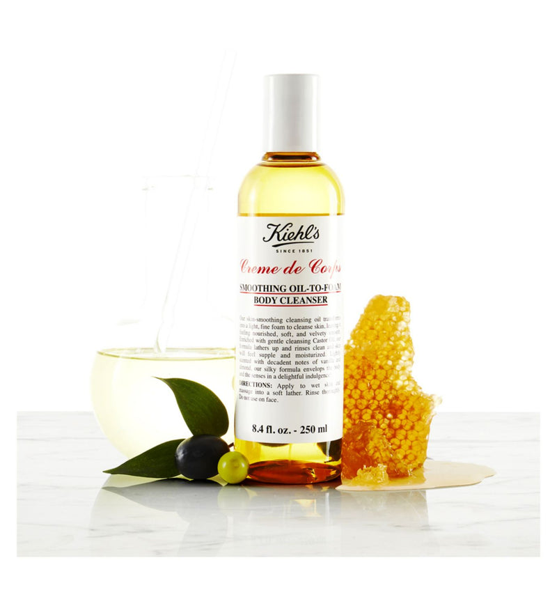 Kiehls Creme de Corps Smoothing Oil-to-Foam Body Cleanser 250ml