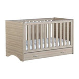 Lit bébé Babymore Veni avec tiroir - Chêne