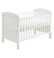 Babymore Aston Dropside Cot Bed White - British product