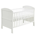 Babymore Aston Dropside Cot Bed White - British product