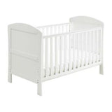 Babymore Aston Dropside Cot Bed White - British product