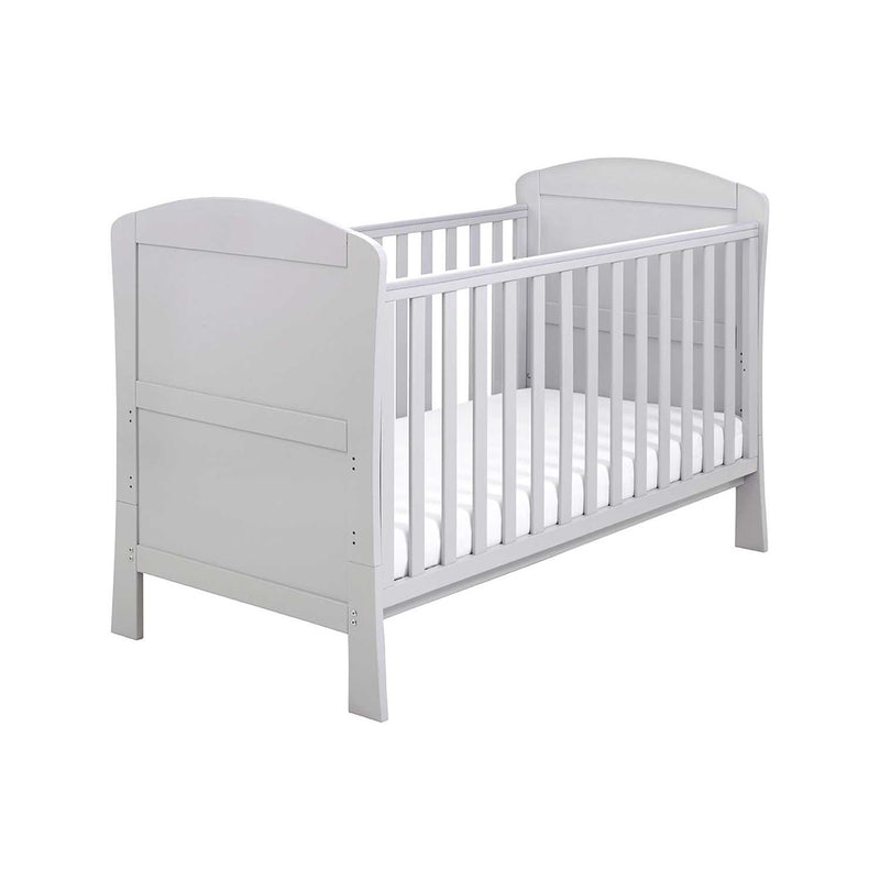 Babymore Aston dropside cot bed grey - British product