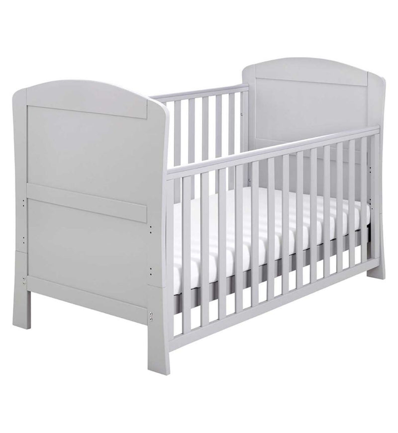 Babymore Aston dropside cot bed grey - British product