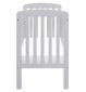 Babymore grey space saver cot with wheels - British product