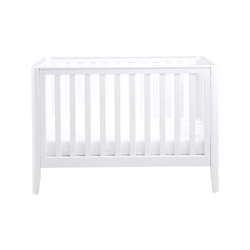 Babymore Iris white cot bed - British product