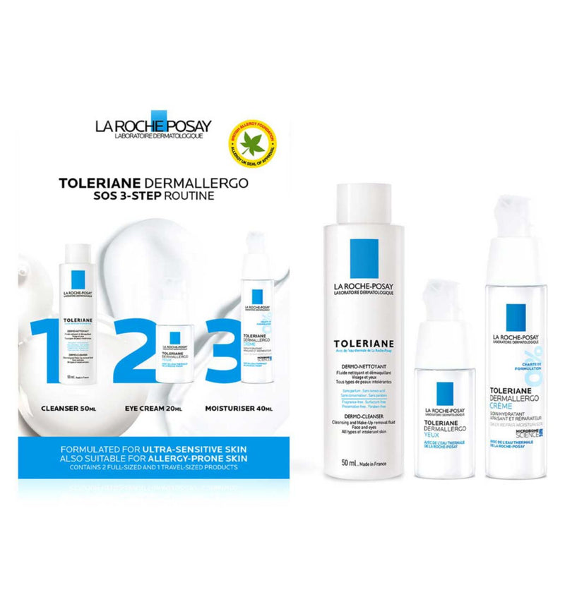 La Roche-Posay Toleriane Dermallergo soothing kit 3-step - British product