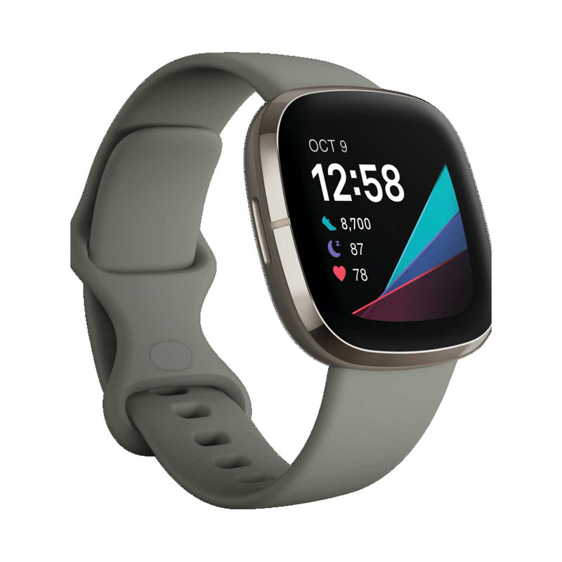 Fitbit Sense Grey/Silver smartwatch, imported from the UK