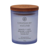 Chesapeake Bay Candle Serenity & Calm Jar Candle 96g - British product