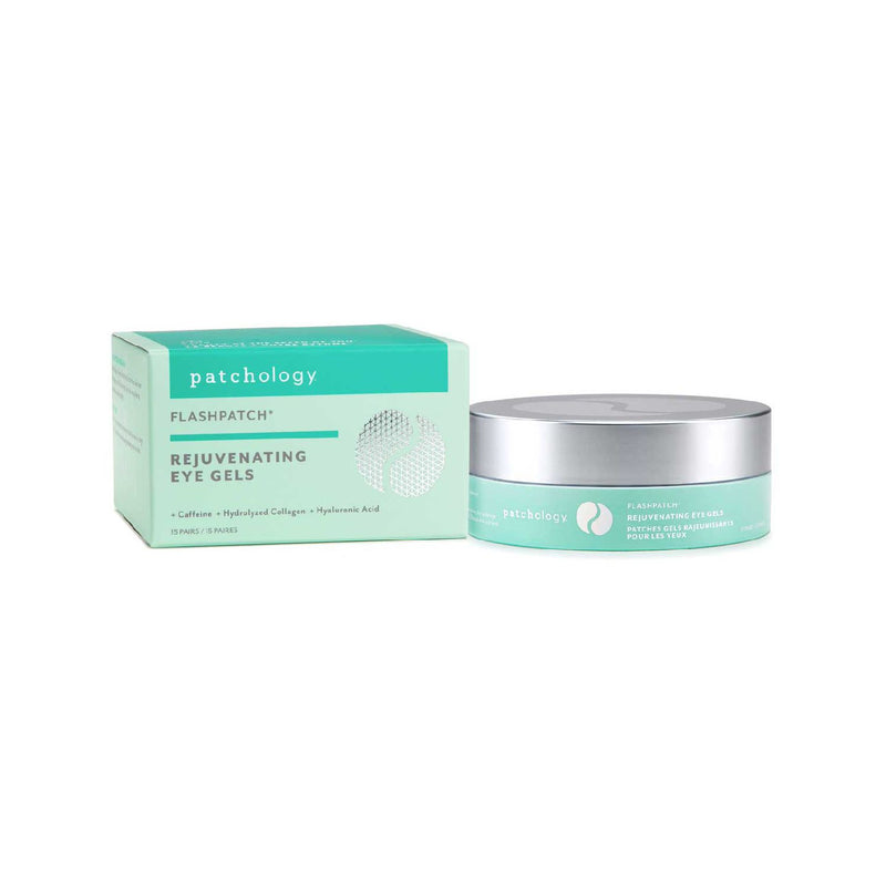 Patchology FlashPatch rejuvenating eye gels 15 pair jar, imported from the UK