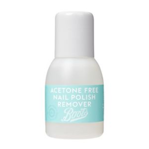 Boots Acetone Free Nail Polish Remover 50ml, UK version