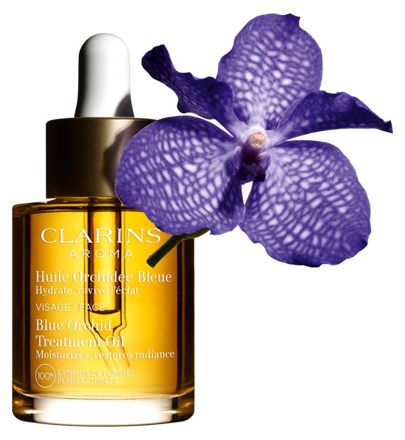 Clarins Blue Orchid face treatment oil 30ml, UK version