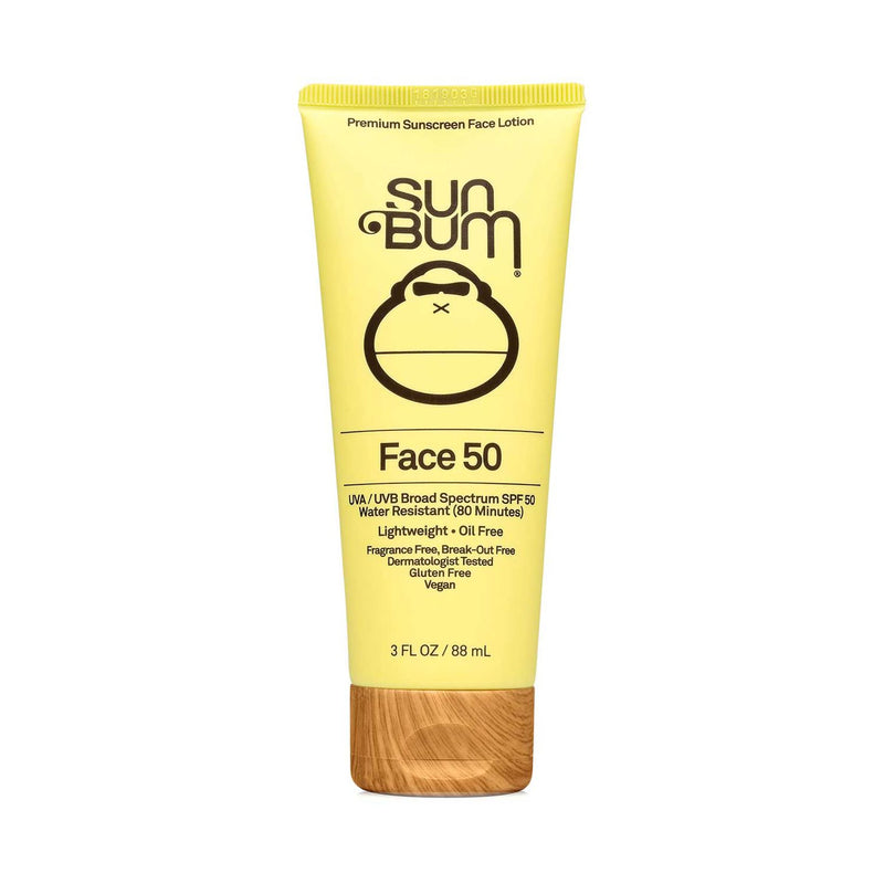 Sun Bum face sunscreen SPF 50 88ml, imported from the UK