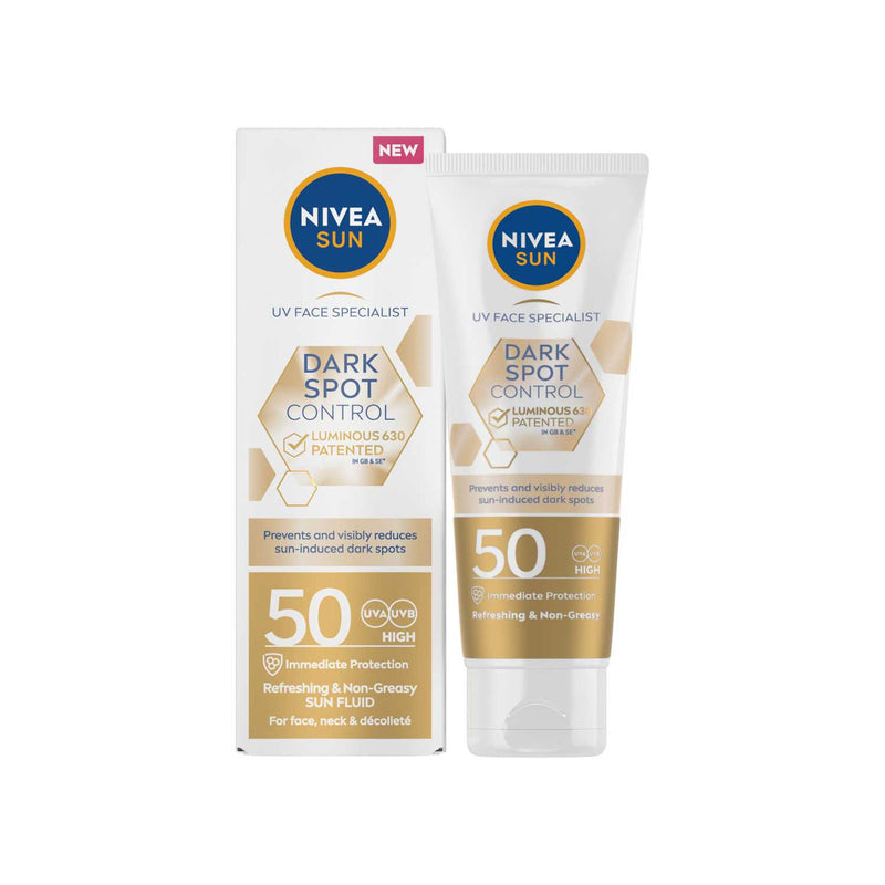 NIVEA Sun Fluid Luminous630 SPF50 40ml (British brand)