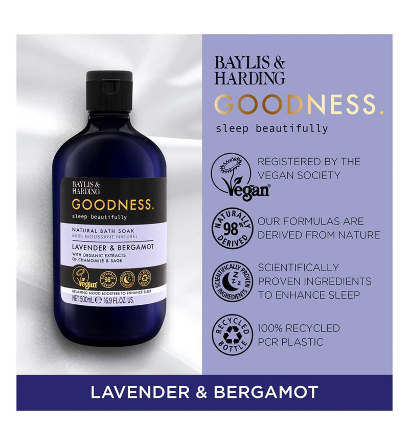 Baylis & Harding bath soak Lavender Bergamot 500ml - British product