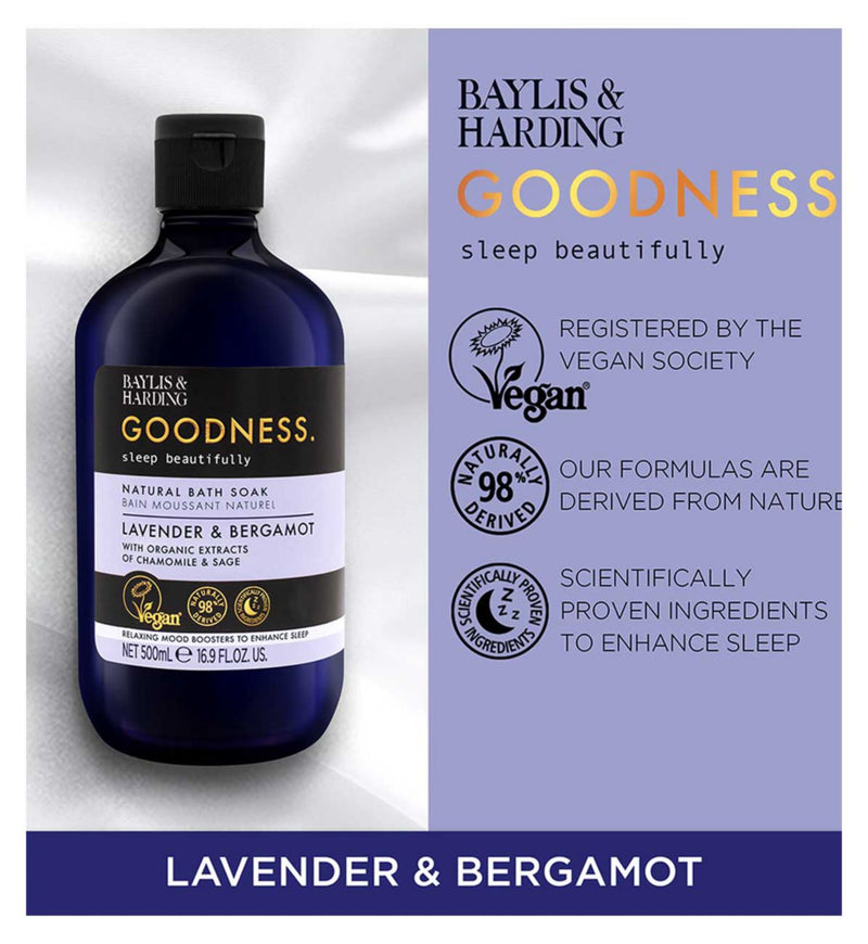 Baylis & Harding bath soak Lavender Bergamot 500ml - British product