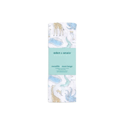 Boots Aden + Anais Essentials Cotton Muslin Swaddle Blanket Natural History- Buy online at McGrocer