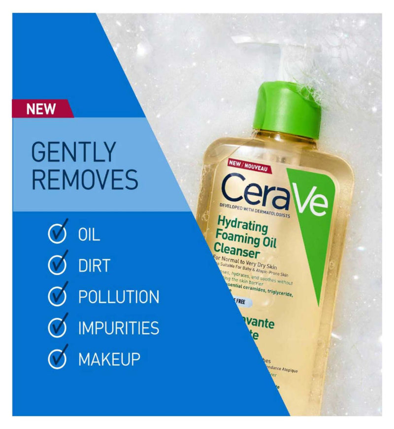 CeraVe foaming oil cleanser with squalane 236ml - British product