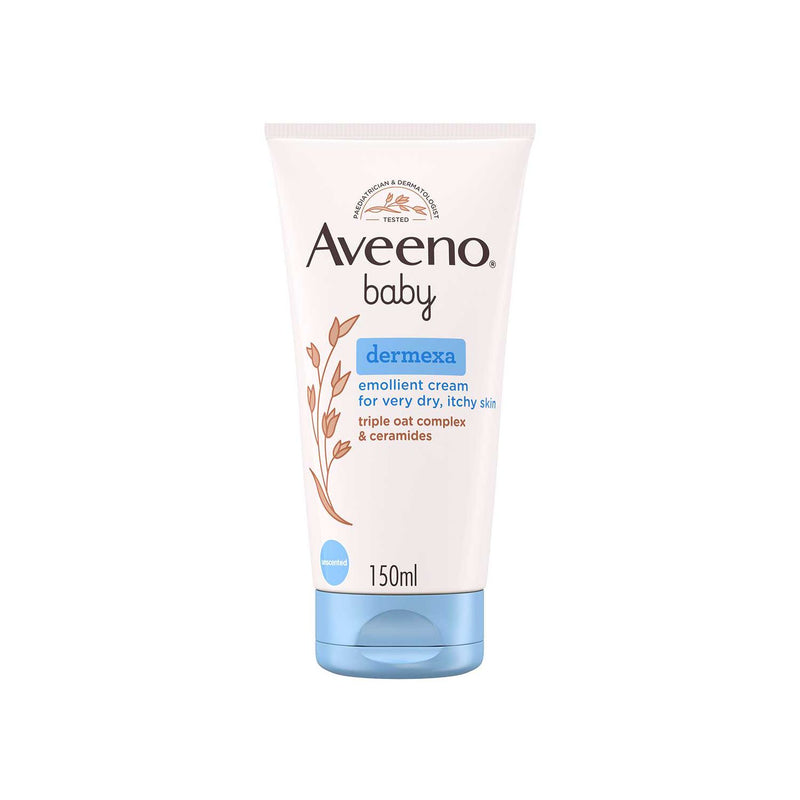Aveeno Baby Dermexa Emollient Cream 150ml, imported from the UK