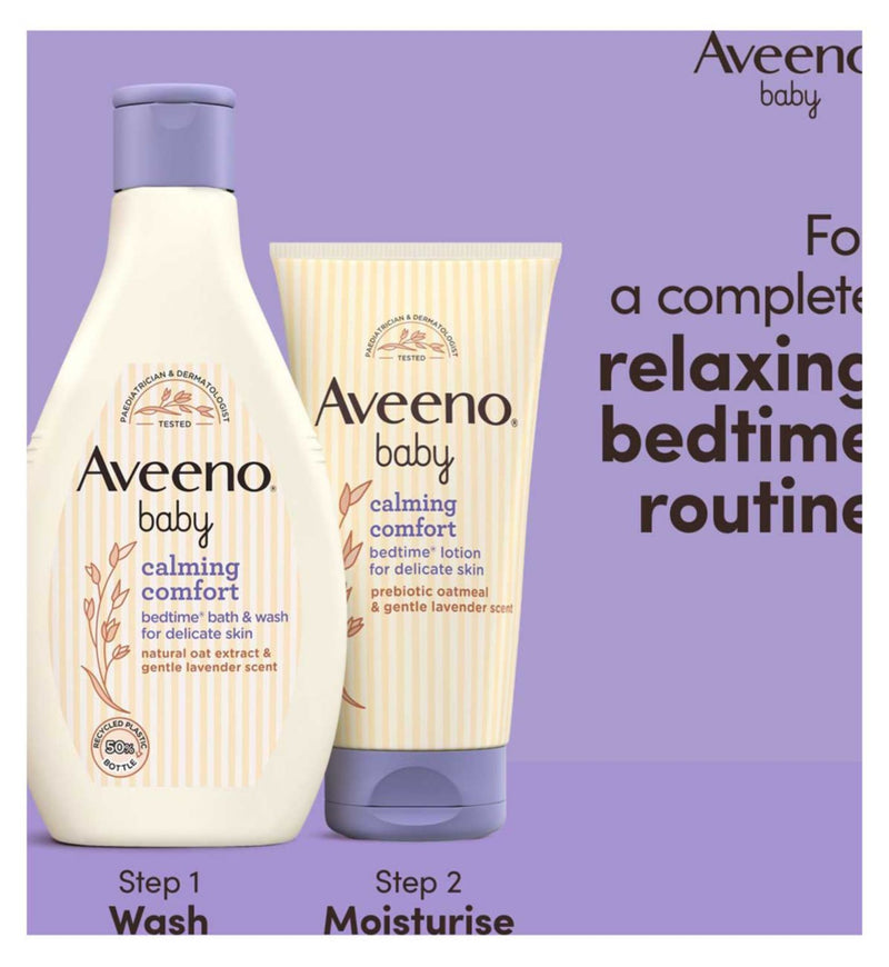 Aveeno Baby Calming Comfort Bedtime Bath Wash 250ml - British product