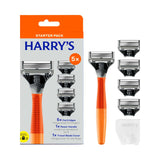 Harry's men's razor with 5 blades orange, UK version