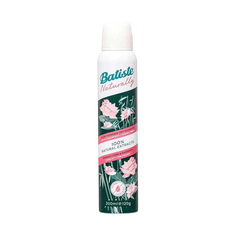 Batiste Naturally Dry Shampoo Bamboo Fibre & Gardenia 200ml - British product