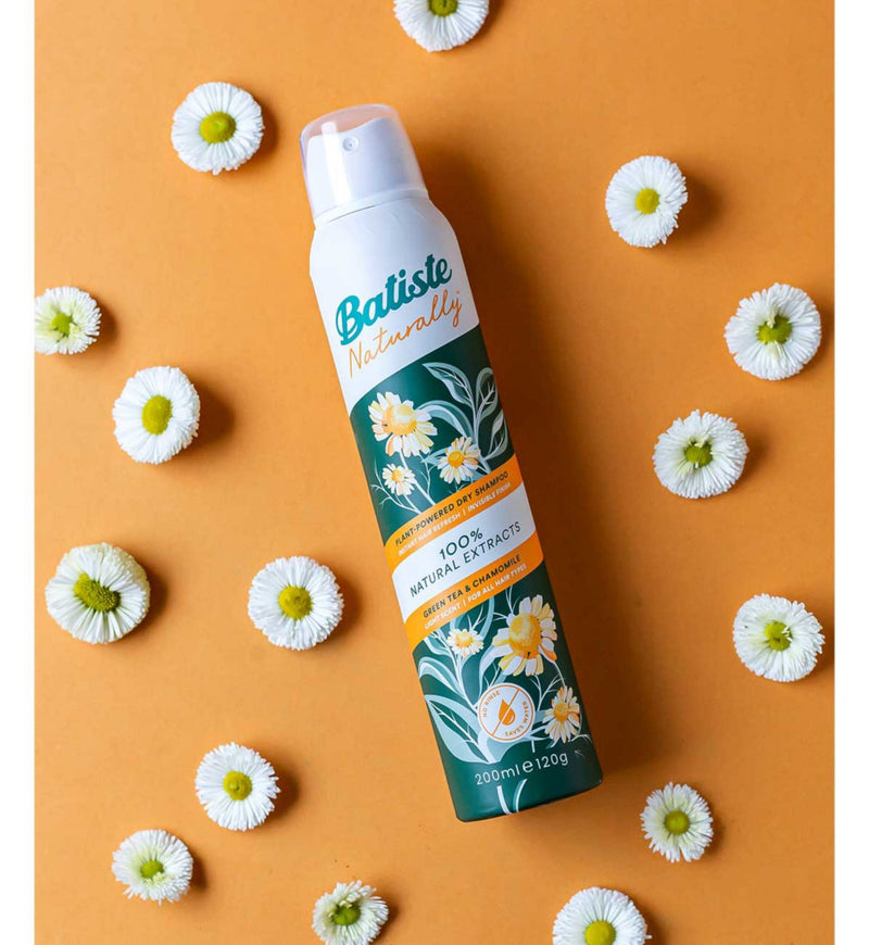 Batiste Dry Shampoo Green Tea and Chamomile 200ml - British product