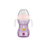 MAM pink baby cup with glow handles and soft spout 270ml, UK version