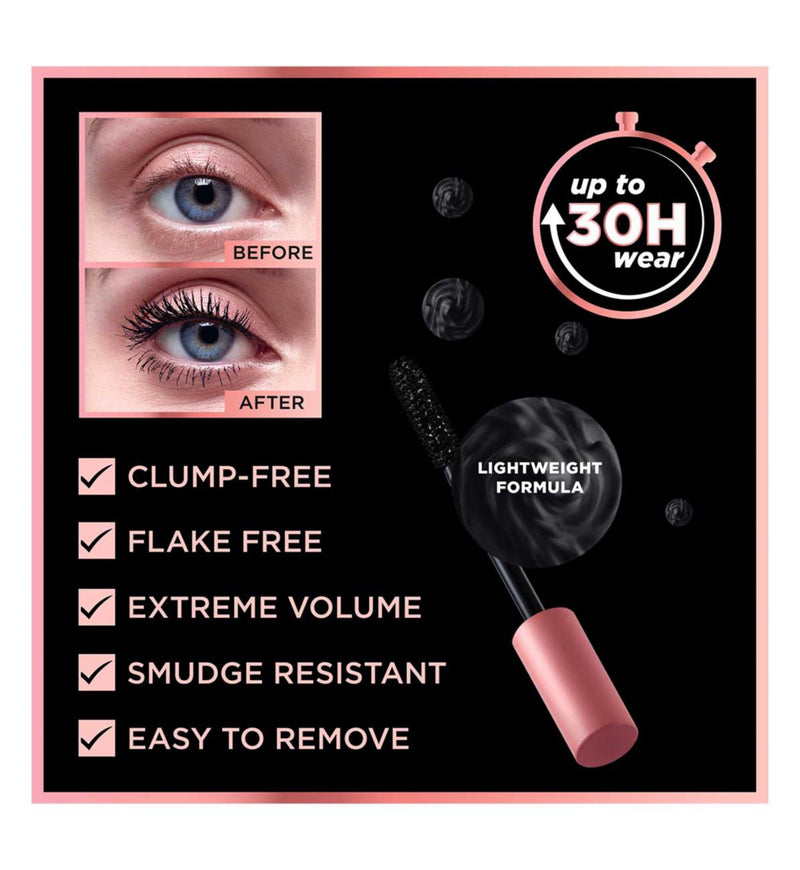 L'Oréal Paris Air Volume Mega mascara waterproof black, UK version