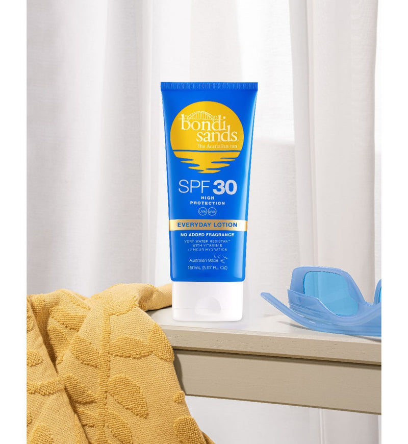 Bondi Sands sunscreen lotion SPF 30 fragrance free 150ml - British product